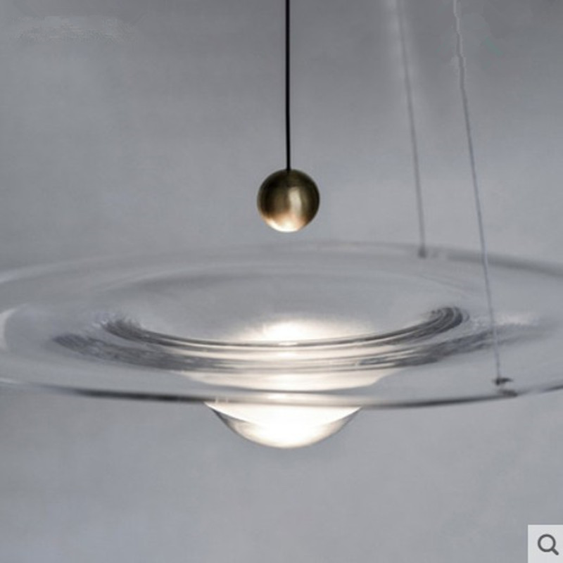 Стеклянный подвесной светильник, имитирующий каплю воды CLEPSYDRA фото #num#