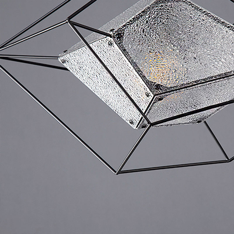 Дизайнерский светильник в геометрическом стиле фото #num#