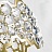 Дизайнерская люстра с декором из стеклянных кристаллов HONIG фото 7