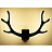 Настенный светильник Креативные оленьи рога-2 B Черный фото 16