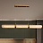 Реечный светодиодный светильник с мраморным плафоном вытянутой цилиндрической формы VIEW фото 3