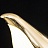 Настенный светодиодный светильник в виде золотой птицы с поворотным механизмом NOMI WALL фото 6