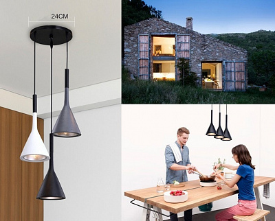 Foscarini Aplomb на 3 подвеса фото 4