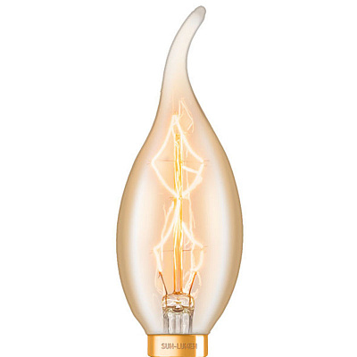 Candle bent tip 40W E14 фото 4
