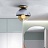 Потолочный светильник в минималистском дизайне со стеклянным плафоном HOWES 30 см  Серый фото 10