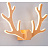 Настенный светильник Креативные оленьи рога Белый фото 13