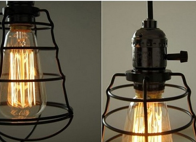 Vintage Edison Caged Drop фото 4