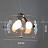 Подвесной светильник Bella Donna Bertoldini 40 см  Прозрачный фото 2