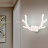 Настенный светильник Креативные оленьи рога-2 B Белый фото 9
