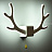 Настенный светильник Креативные оленьи рога-2 B Черный фото 12