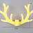 Настенный светильник Креативные оленьи рога Желтый фото 6