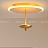 Потолочный светильник с внешним LED-свечением у основания и перевернутым зонтиком с дополнительным источником света LEONA фото 10