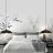 Металлический светильник с геометрическим узором HOOD 40 см  Черный + Белый фото 10