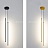 Серия подвесных светильников с прямоугольной LED-панелью на вытянутом цилиндрическом корпусе LYNNE B фото 6
