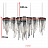Подвесной светильник TERZANI VOLVER Серебро 130 см  фото 7