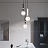 Подвесной светильник со стеклянным шарообразным плафоном и декором в виде цилиндра из мрамора NOEL фото 6