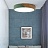 Светодиодный потолочный светильник в скандинавском стиле CLIP 30 см  Зеленый фото 23