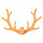 Настенный светильник Креативные оленьи рога Оранжевый фото 21