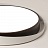 Потолочный светодиодный светильник SHELL 60 см  Черный Холодный свет фото 8