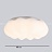 Серия светодиодных люстр c воздушным фигурным плафоном, стилизованным под белое облако ODDLY фото 4