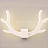 Настенный светильник Креативные оленьи рога-2 A Черный фото 18
