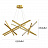 Подвесной светильник Chandelier Мantidel Modern 100 см  Золото фото 3