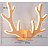 Настенный светильник Креативные оленьи рога Оранжевый фото 2