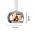 Подвесной светильник Bella Donna Bertoldini 30 см  Хром фото 5